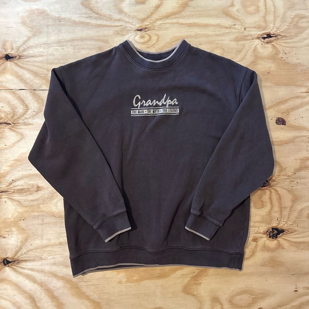 Vintage MC Sport Grandpa "Man Myth Legend" Sweatshirt XXL
